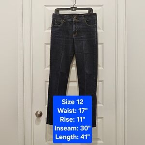 Nine West 5-Pocket Jeans, EUC, Size 12